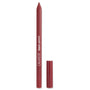 Hoopty ColourPop Lippie Pencil stands uncapped, revealing a deep burgundy tip, with the matching cap beside it on a white background; slim matte barrel reads ColourPop lippie pencil, ideal for precise lip lining.