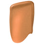 Bronze Glow shade swatch gliding in a smooth, glossy streak, revealing a warm copper-bronze shimmer from ColourPop SOL Liquid Sun Glow Drops, with fine luminous sparkle on a white background.